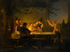 Evening Scene At A Roman Osteria By Trinità Dei Monti