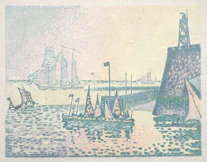 Evening, The Jetty at Vlissingen (1898)