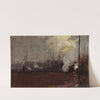 Evening train to Hawthorn by Tom Roberts