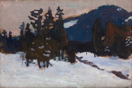 Evening under Koziniec (1906)