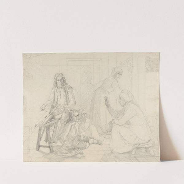 Eventyrfortellersken by Adolph Tidemand