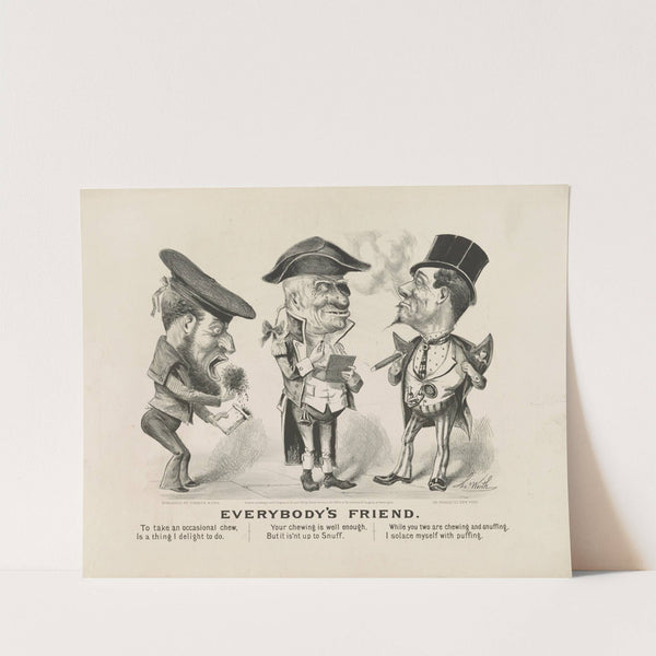 Everybody’s friend (1876) by Currier & Ives.