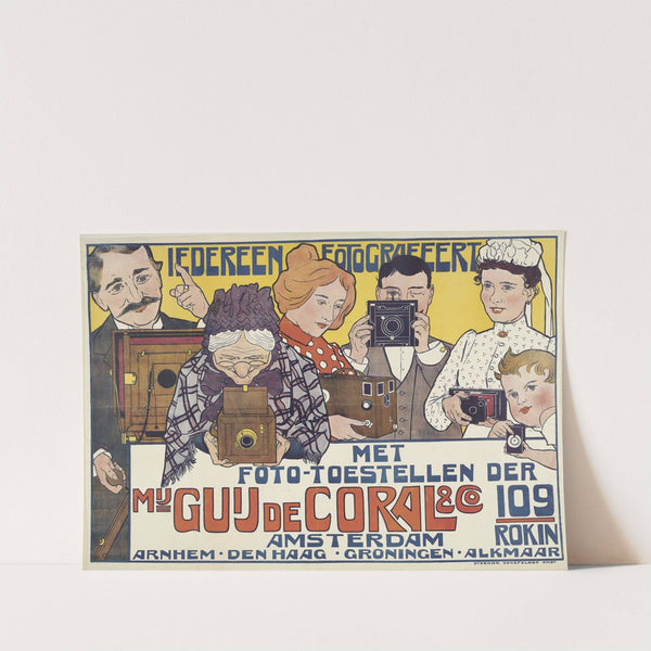 Everyone a Photographer Poster for Guy de Coral &amp; Co by Johann Georg van Caspel