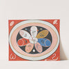 Evolution, No. 15, Group IV, The Seven-pointed Stars by Hilma af Klint