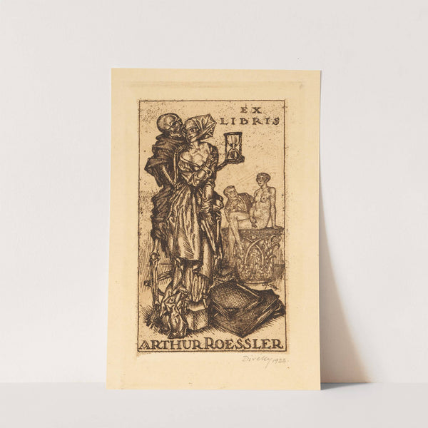 Ex libris Arthur Roessler (1922) by Josef von Diveky