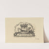 Ex Libris Ernst Rose Bergedorf (1901) by Albert Welti