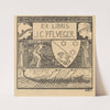 Ex Libris J.C. Pflueger (1897) by Heinrich Vogeler
