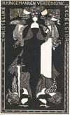 Ex libris van Christelijke Jongemannen Vereeniging Excelsior