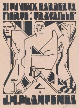 Ex libris van J.H. Plantenga