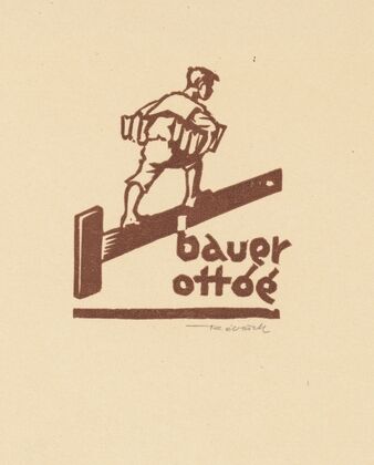 Ex libris van Ottóé Bauer (1933)