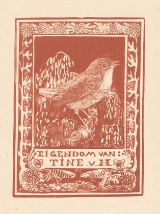 Ex libris van Tine van Hoytema (1896)
