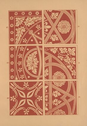 Examples of encaustic tiles Pl.11