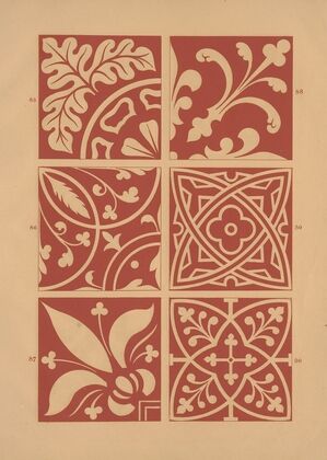 Examples of encaustic tiles Pl.14