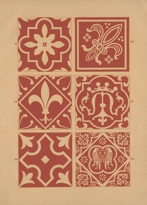 Examples of encaustic tiles Pl.15