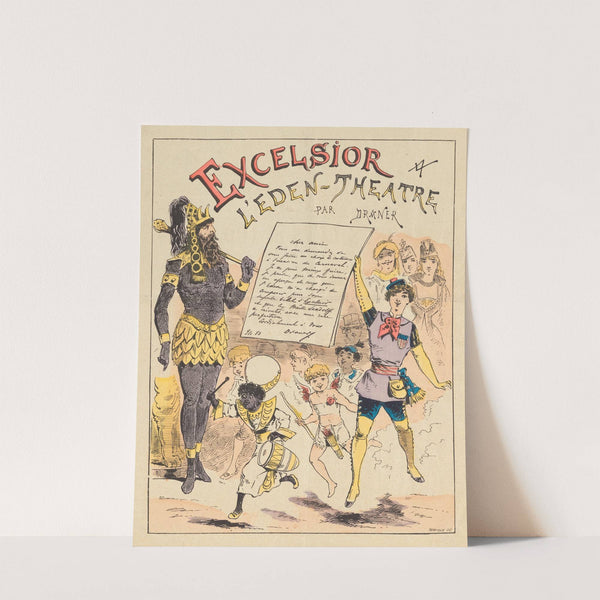 Excelsior at the Éden Théâtre, Paris (1883) by Draner