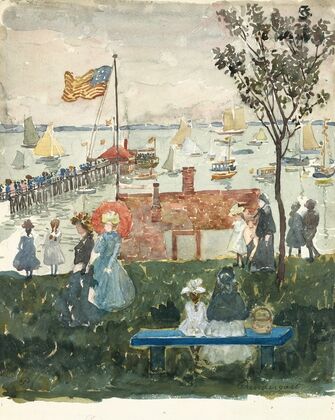Excursionists, Nahant (circa 1896–97)