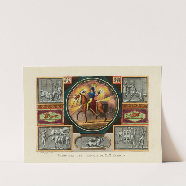 Exercices des Chevaux de M.M. Franconi by Jean Démosthène Dugourc