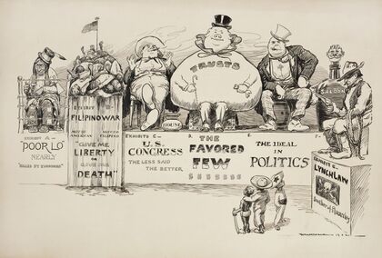 Exhibits on problems in the United States (1902)