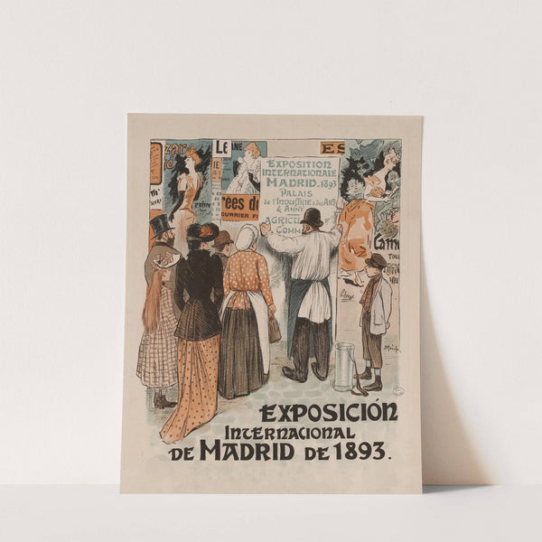 Exposición internacional de Madrid (1892) by Théophile Alexandre Steinlen