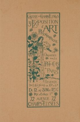 Exposition d’art photographique du Photo-club de Paris, 3e année 1896 (1896)