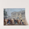 Exposition de Pierre Nicolas Perrin sur la place de la Révolution, le 29 vendémiaire, an II by Pierre-Antoine Demachy