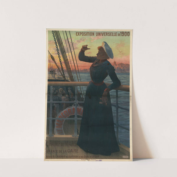 Exposition Universelle de 1900. Le Maréorama, Champs de Mars, en face de la gare (1900) by Frederic Hugo d’ Alési