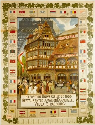Exposition Universelle De 1900 Restaurant De La Maison Kammerzell. Vieux Strasbourg (1900)