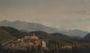 Extensive Italian landscape with a town
