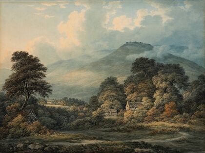 Extensive Landscape with Distant Mountains
