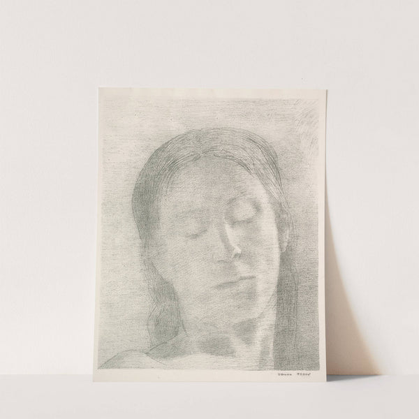 Eyes Closed by Odilon Redon