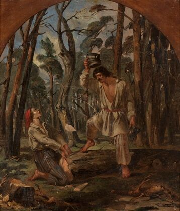 Fable of the lumberjack (1854 - 1855)