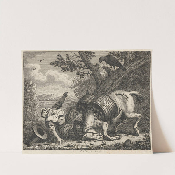 Fable XXXVII. The Farmer&#039;s Wife and the Raven by John Wootton