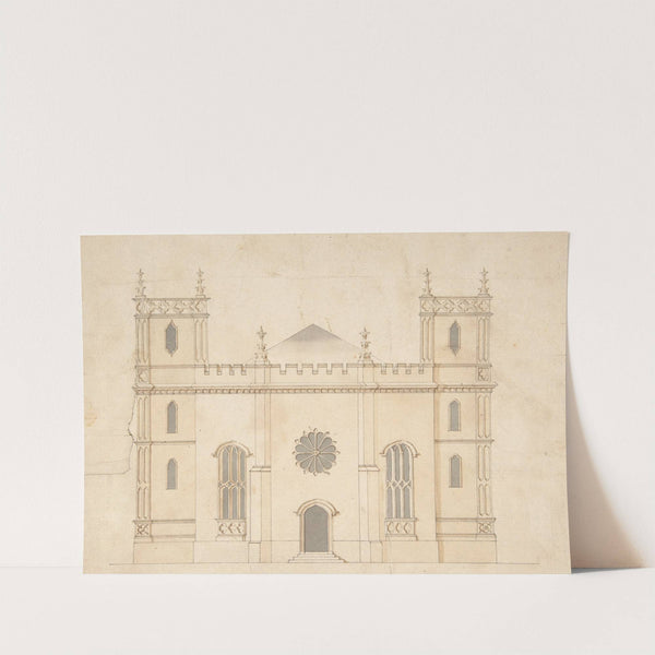 Facade of a Gothic Revival Church by Henry Keene