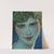Face of blonde girl with earrings by Wladyslaw Theodore Benda