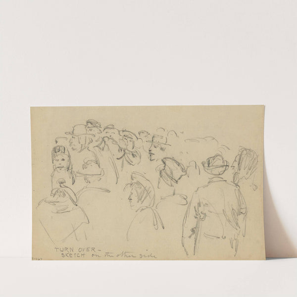 Faces in a crowd by Alfred Rudolph Waud