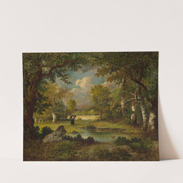 Fagotière, mare et bord de clairière by Narcisse-Virgile Diaz de La Peña