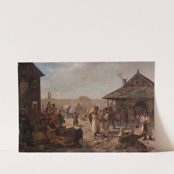 Fair in a Small Town by Seweryn Bieszczad