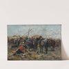 Fair in Balta, Podolia region by Jozef Brandt