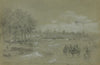 Fair Oaks, scene of the battle (drawn a day or two before the Confederate assault)
