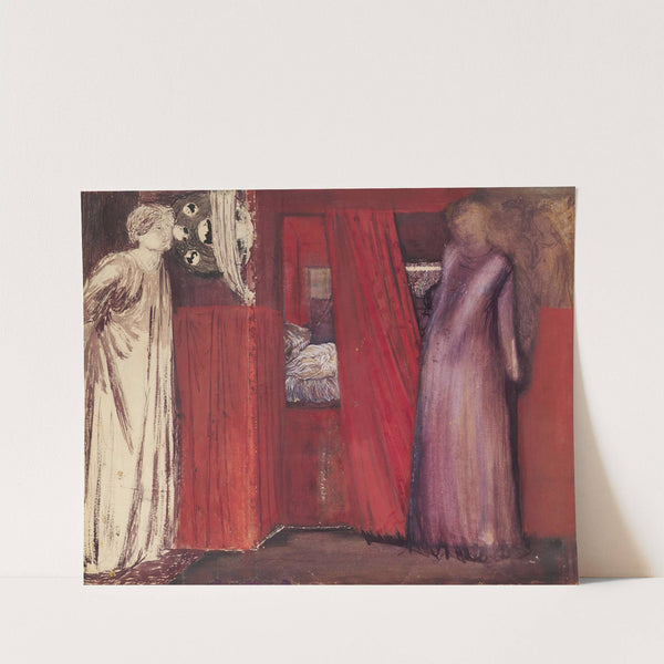 Fair Rosamund and Queen Eleanor by Sir Edward Coley Burne-Jones