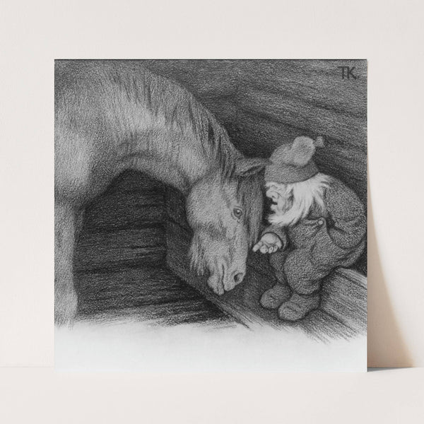 Fairy-tale drawing by Theodor Kittelsen