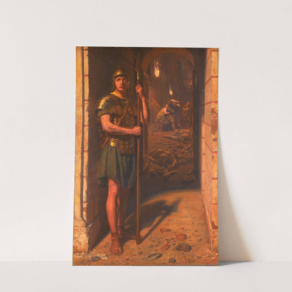 Faithful Unto Death (1865) by Edward John Poynter