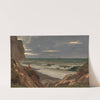 Falaise en bord de mer en Normandie by Jean-Paul Flandrin