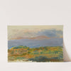 Falaise Verte Et Mer by Pierre-Auguste Renoir