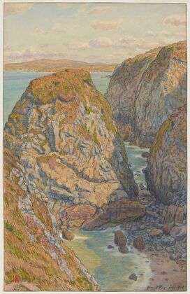 Falaises du Grand Ris. (Baie de Douarnenez) (1908)