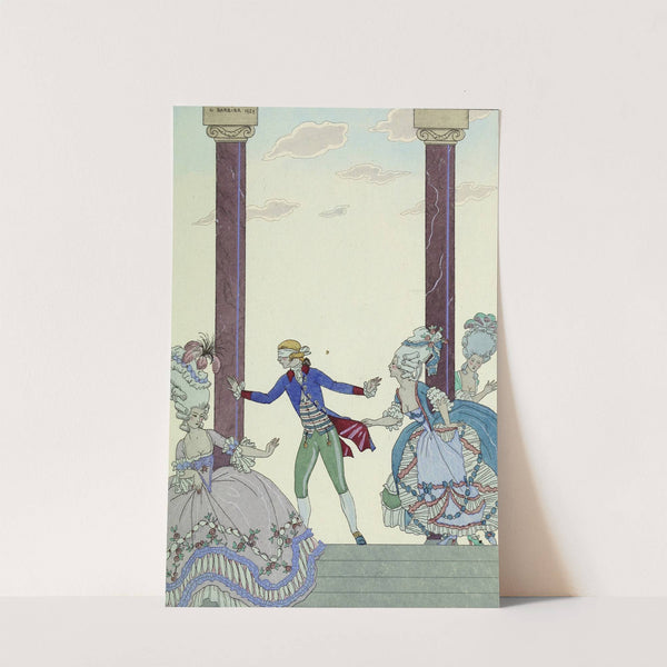 Falbalas et fanfreluches, Colin-Maillard (1925) by George Barbier