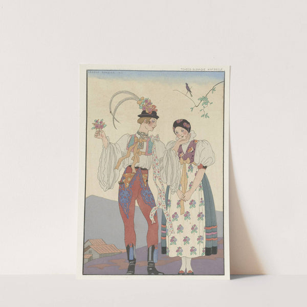 Le Coq du Village (1921) by George Barbier