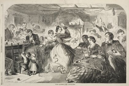 Fall Games – The Apple Bee (1859)