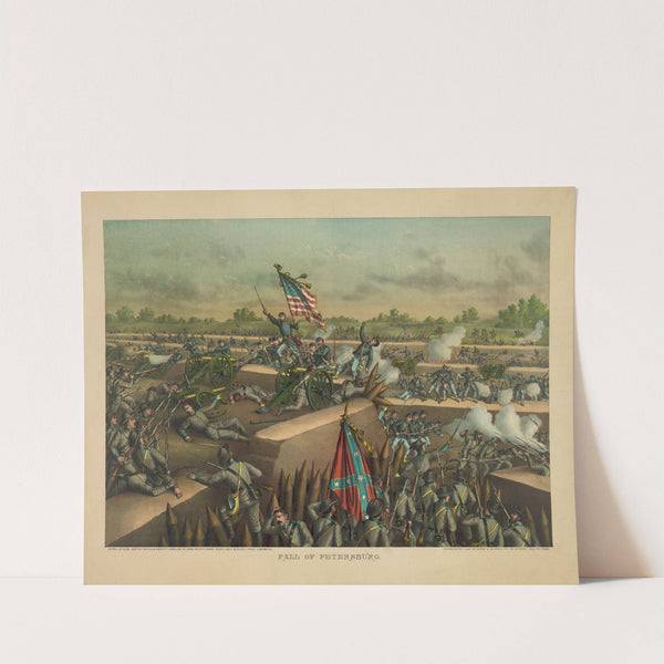 Fall of Petersburg (1893) by Kurz &amp; Allison