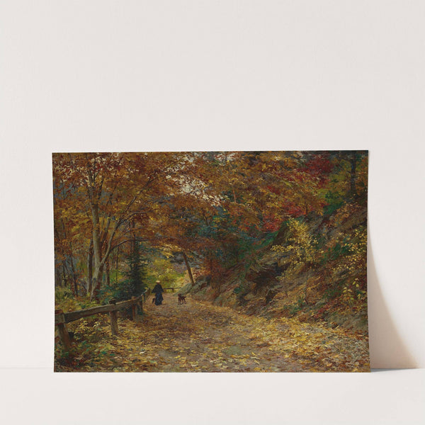 Fallendes Laub by Olga Wisinger-Florian